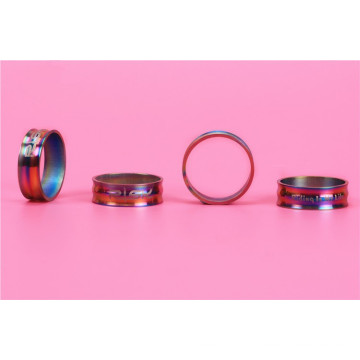 Gade 4 Titanium Spacers para fone de ouvido 20MM, 15mm, 10mm, 5MM e 3MM Rainbow Color